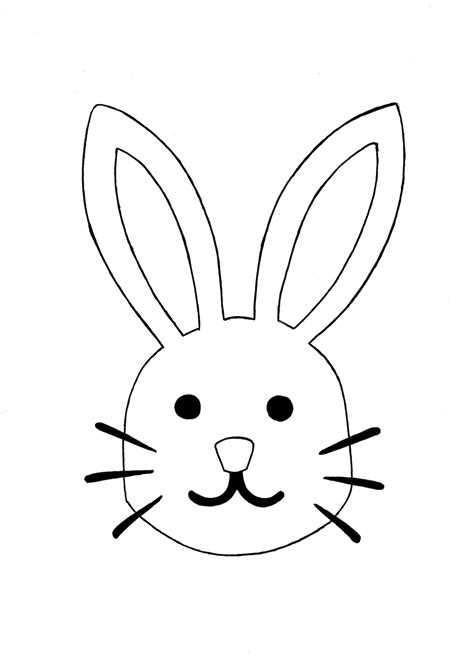 Easter Bunny Template Free Printable